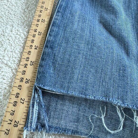 Current Elliott Jeans Womens Sz 28 The Cross over First Loved Destroyed uneven - Picture 9 of 15